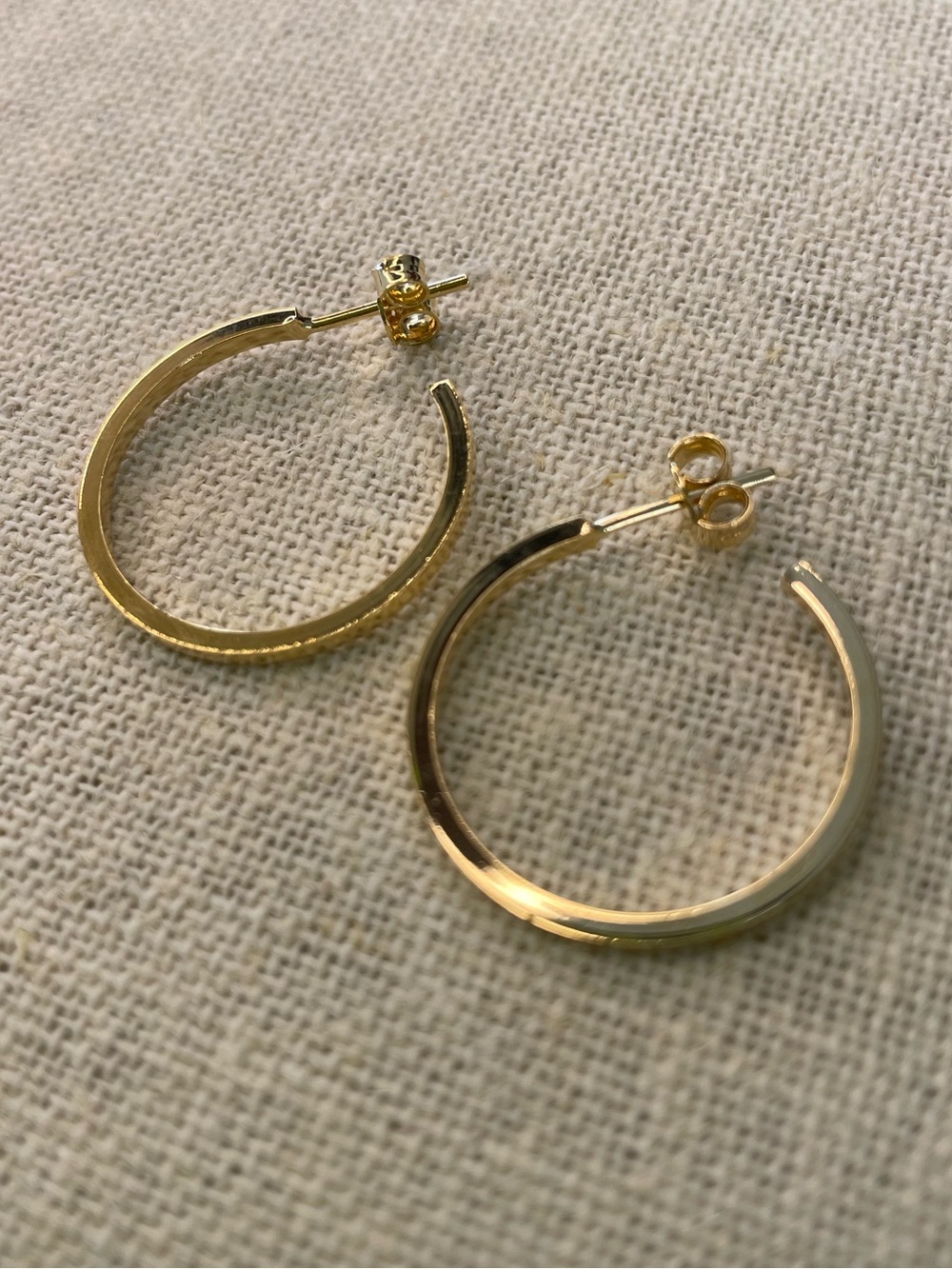 C-Hoop Gold Filled Earrings